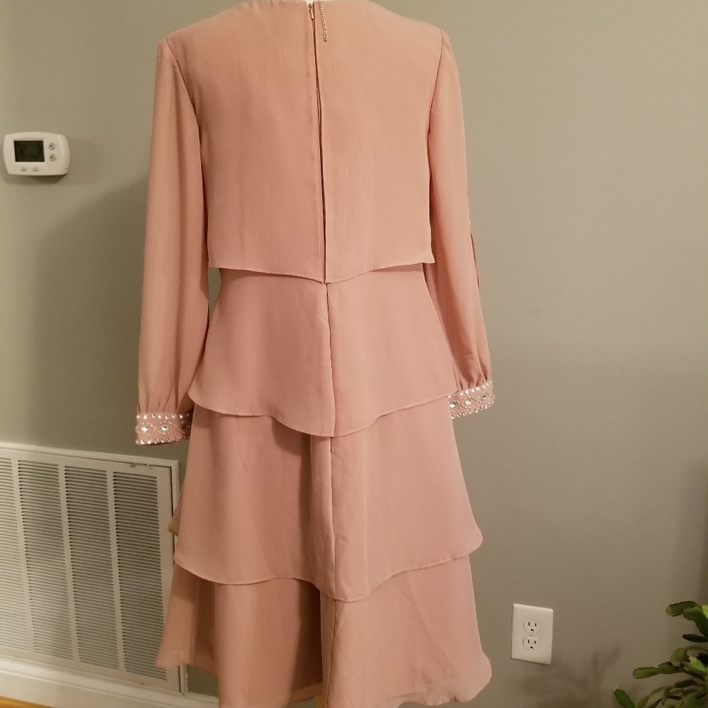 JJ's House A-Line Asymmetrical Chiffon Dress - Picture 6 of 9